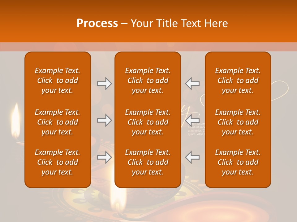 India Graphic Flame PowerPoint Template