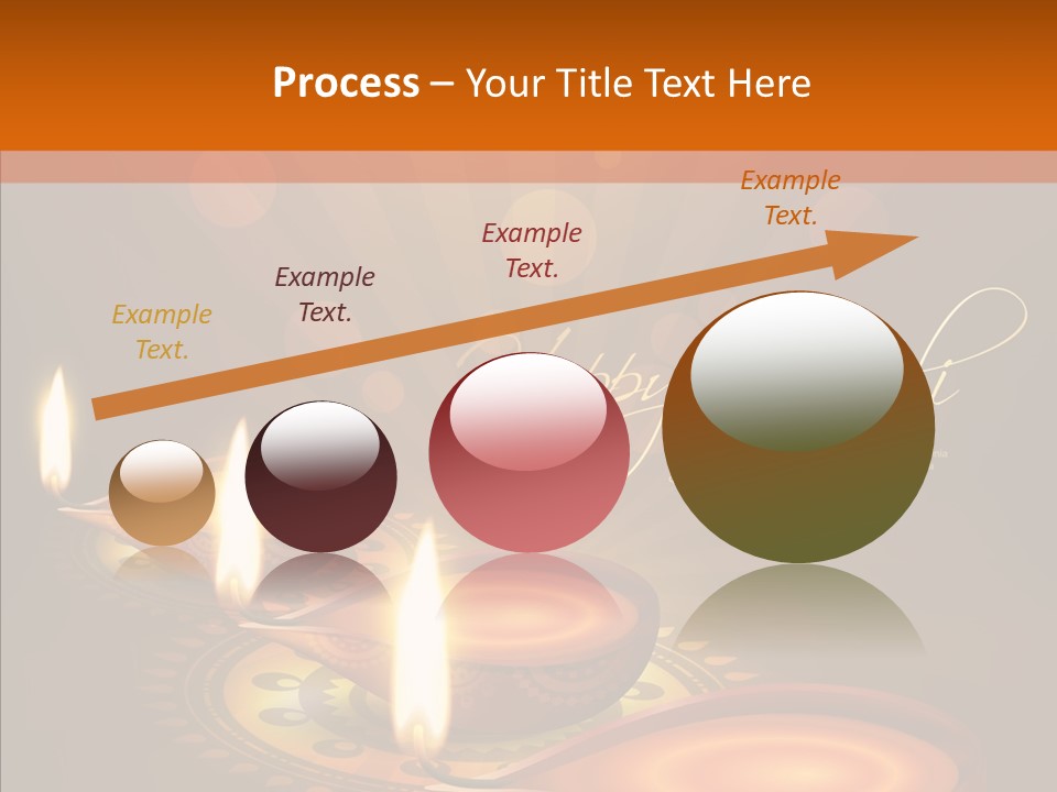 India Graphic Flame PowerPoint Template