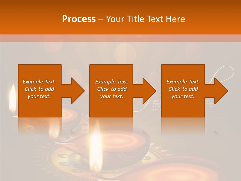 India Graphic Flame PowerPoint Template