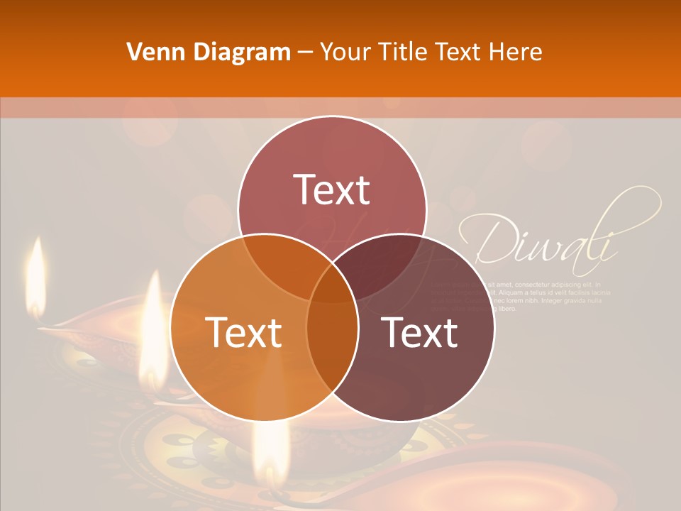 India Graphic Flame PowerPoint Template