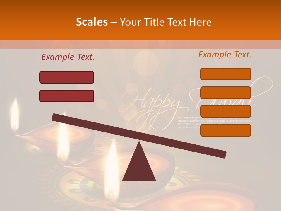 India Graphic Flame PowerPoint Template
