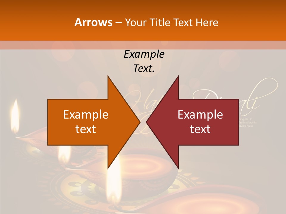 India Graphic Flame PowerPoint Template