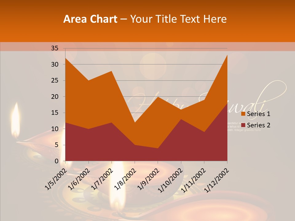 India Graphic Flame PowerPoint Template