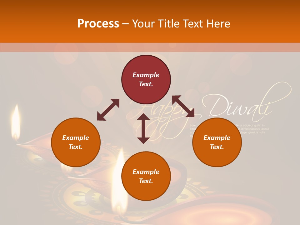 India Graphic Flame PowerPoint Template