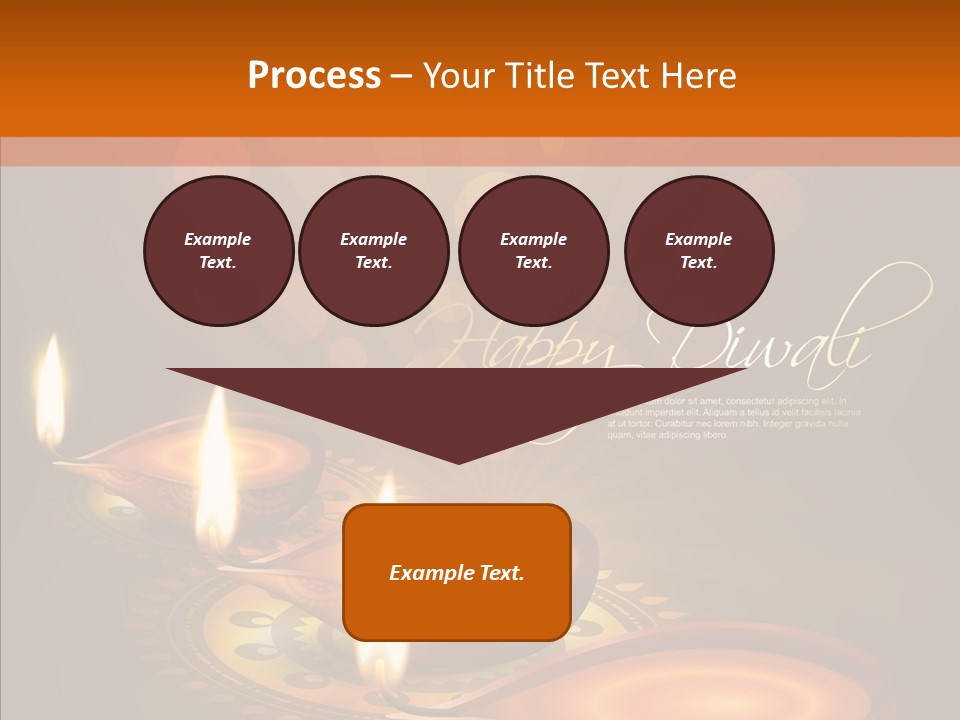 India Graphic Flame PowerPoint Template