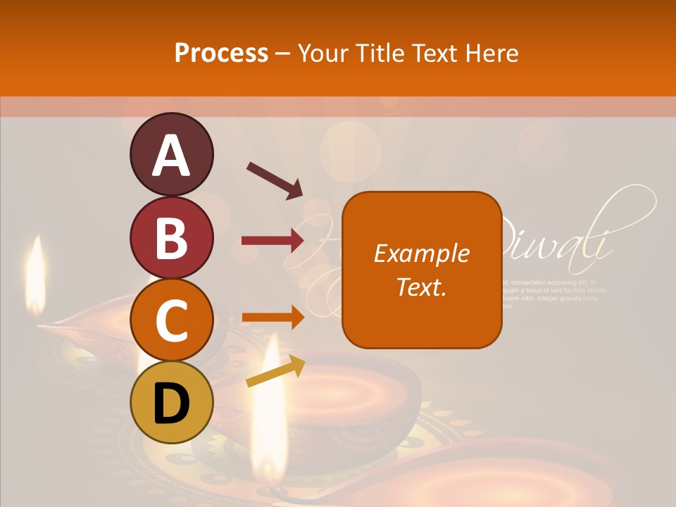 India Graphic Flame PowerPoint Template