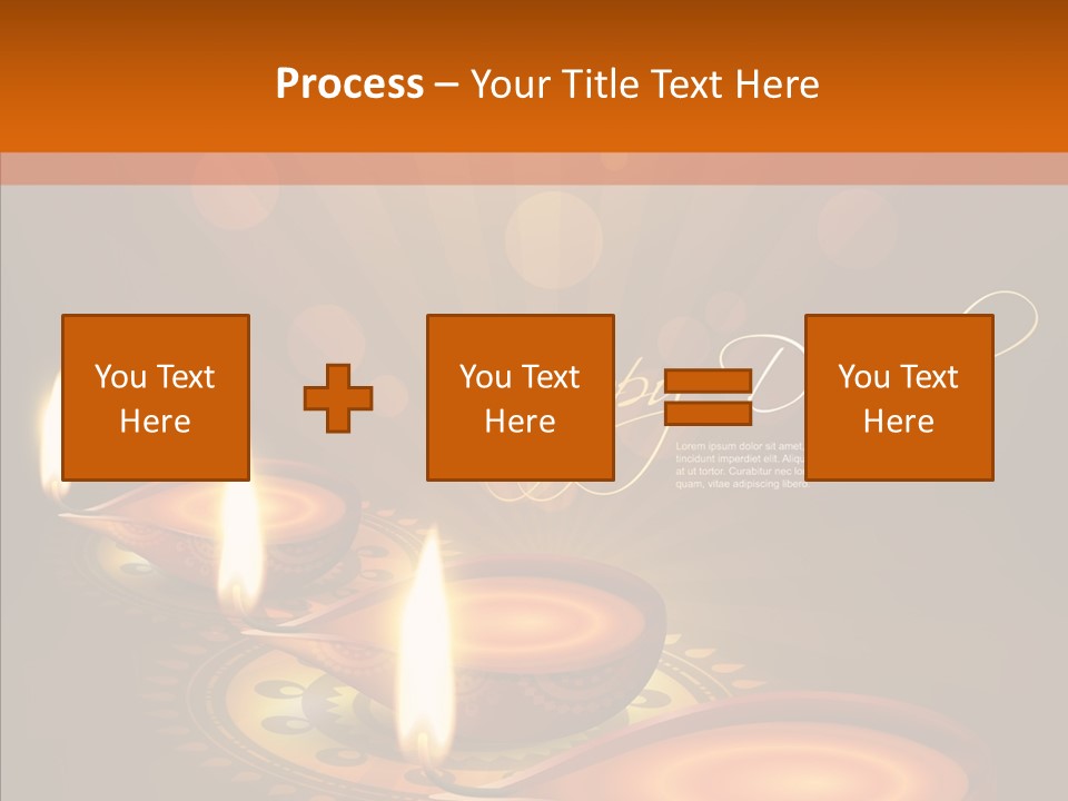 India Graphic Flame PowerPoint Template