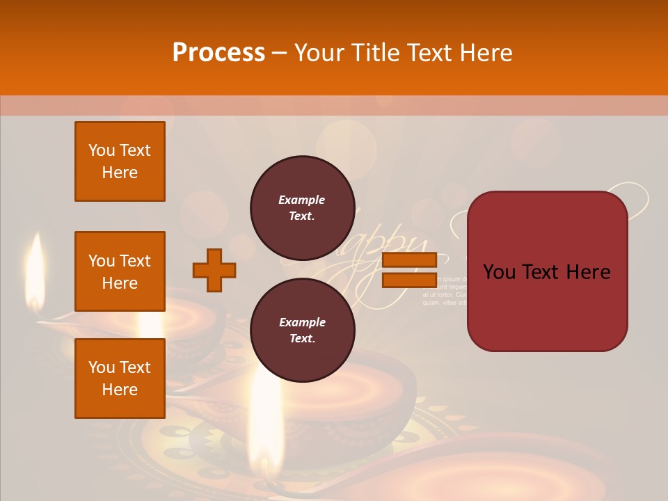 India Graphic Flame PowerPoint Template