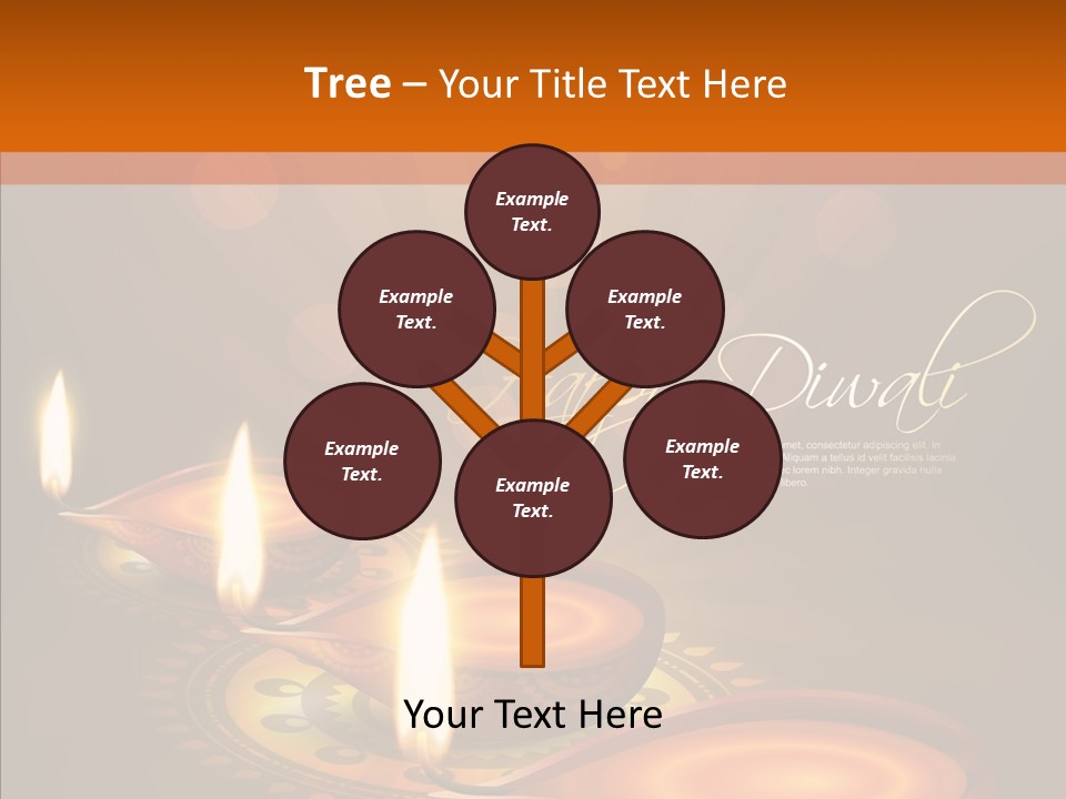 India Graphic Flame PowerPoint Template