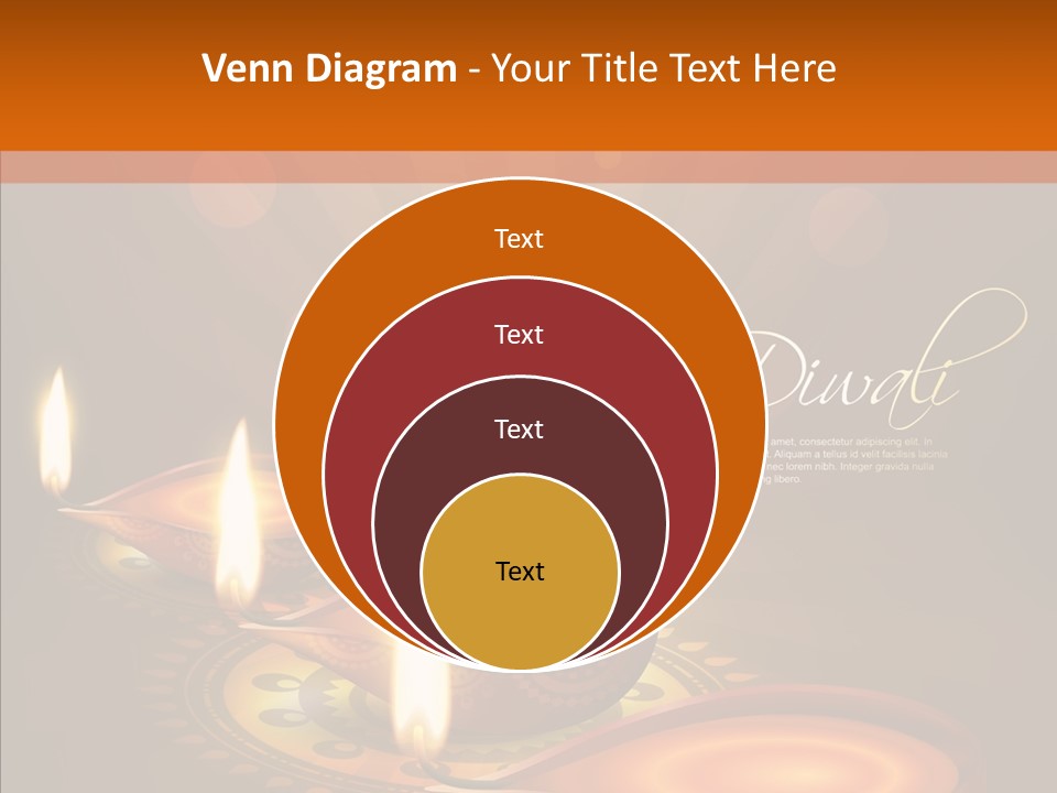 India Graphic Flame PowerPoint Template