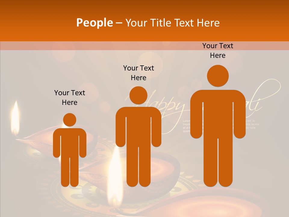 India Graphic Flame PowerPoint Template