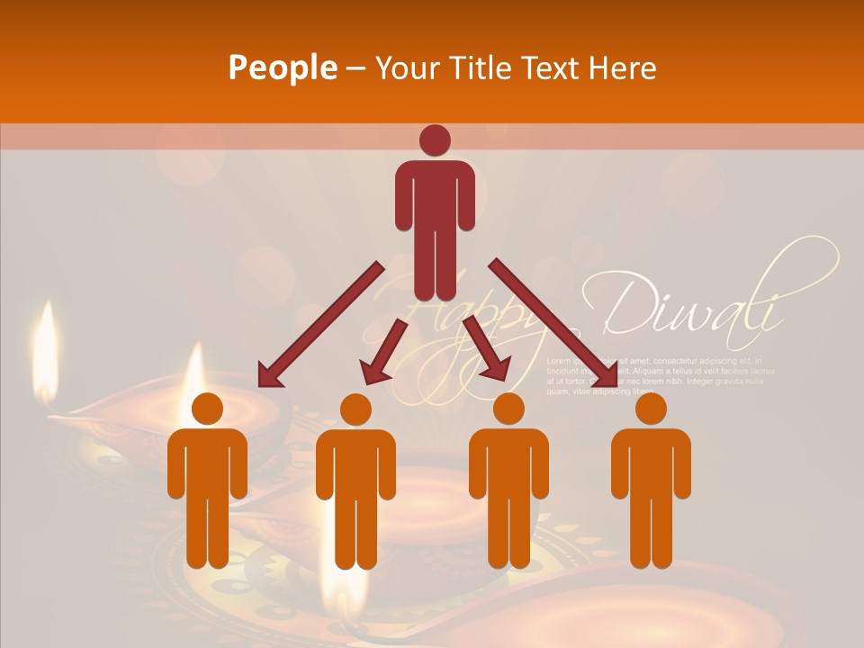 India Graphic Flame PowerPoint Template