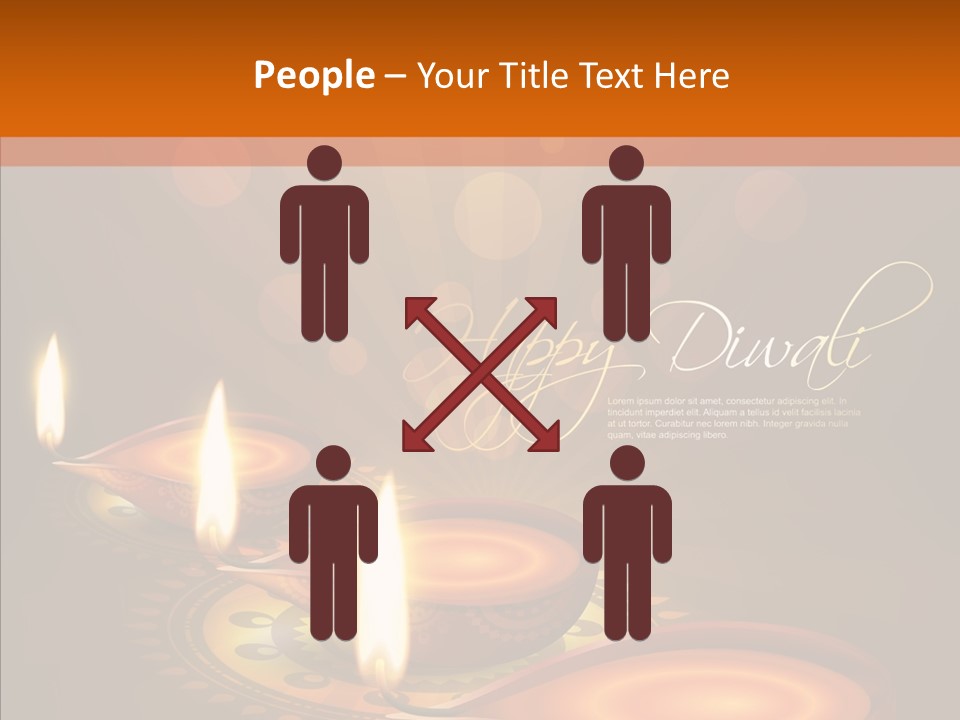 India Graphic Flame PowerPoint Template