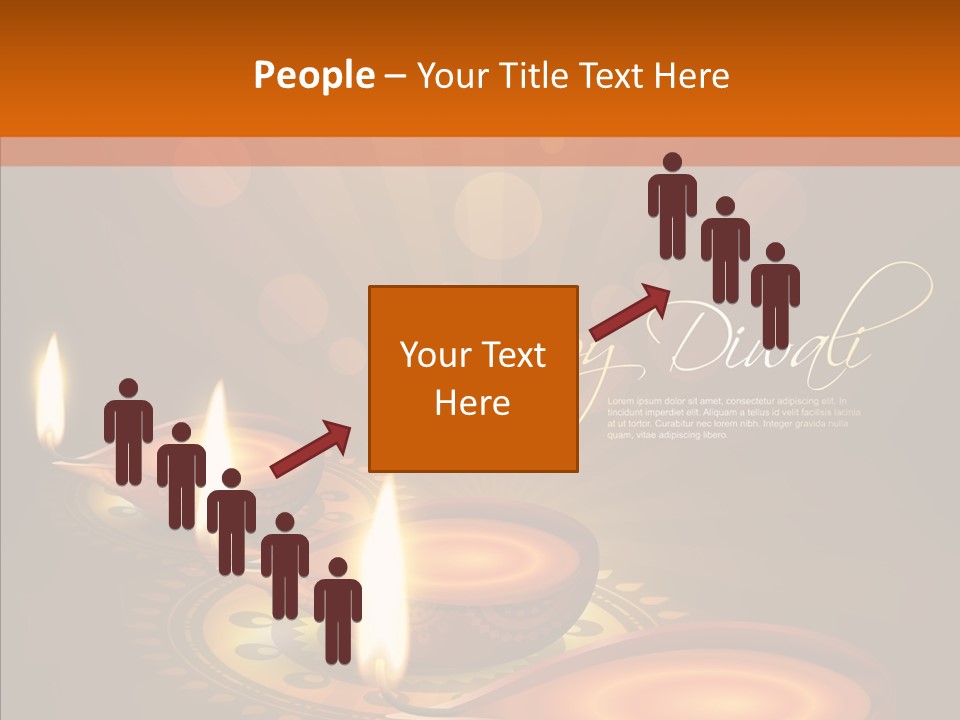 India Graphic Flame PowerPoint Template