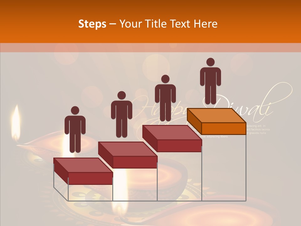India Graphic Flame PowerPoint Template