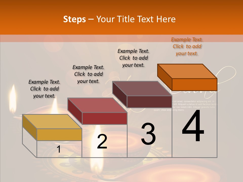 India Graphic Flame PowerPoint Template