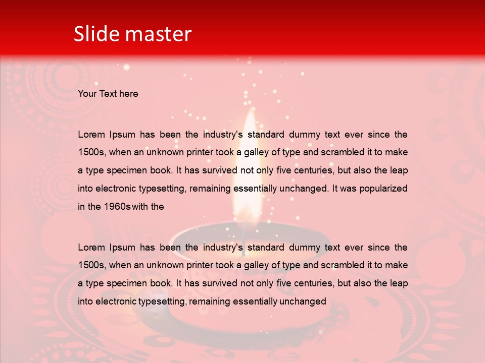 Aum Star Hinduism PowerPoint Template