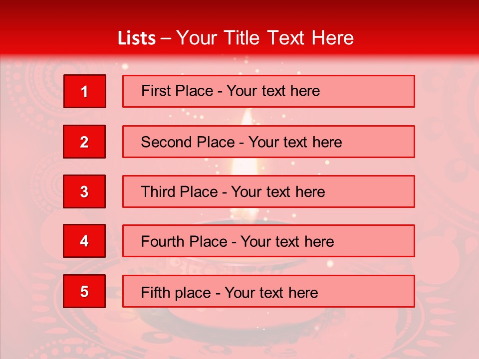 Aum Star Hinduism PowerPoint Template