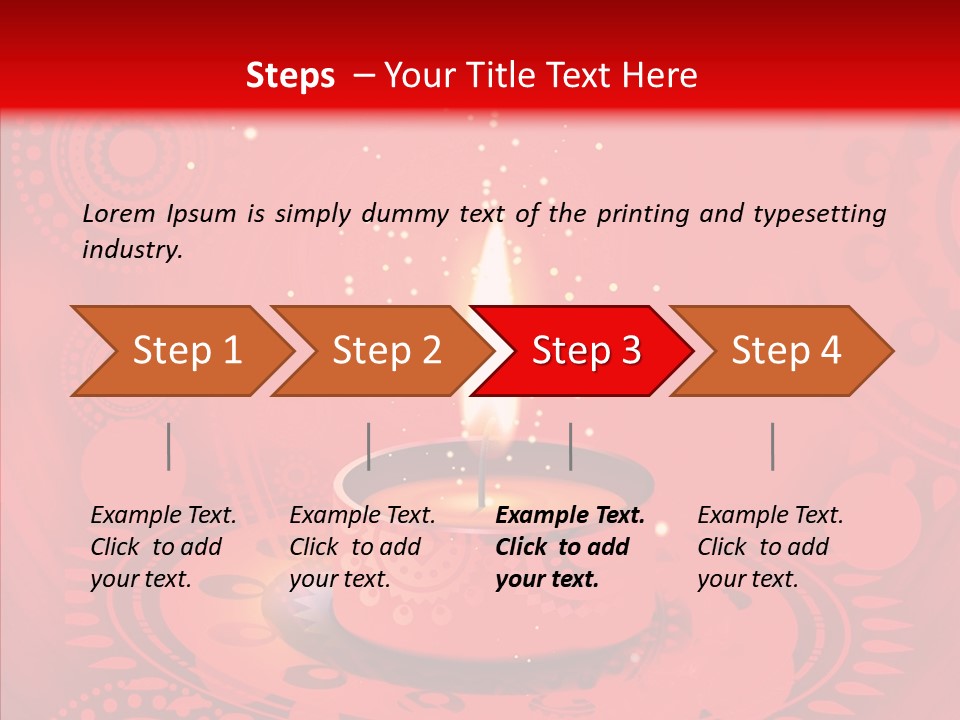 Aum Star Hinduism PowerPoint Template