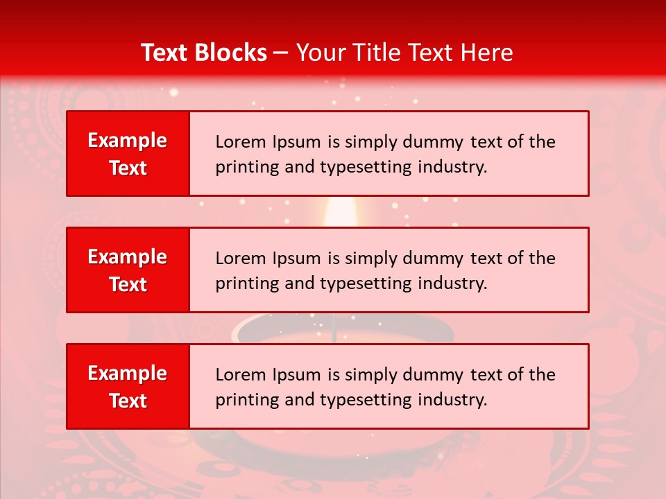 Aum Star Hinduism PowerPoint Template