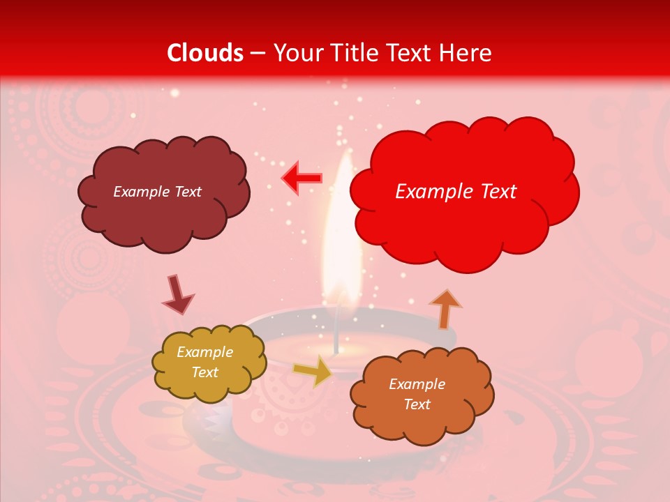 Aum Star Hinduism PowerPoint Template