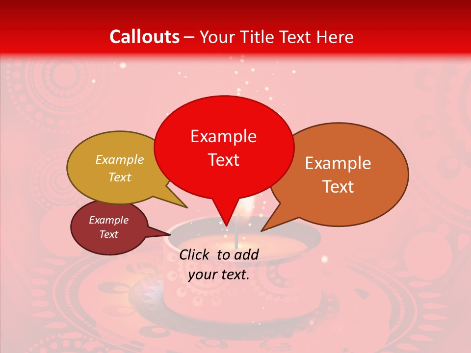 Aum Star Hinduism PowerPoint Template