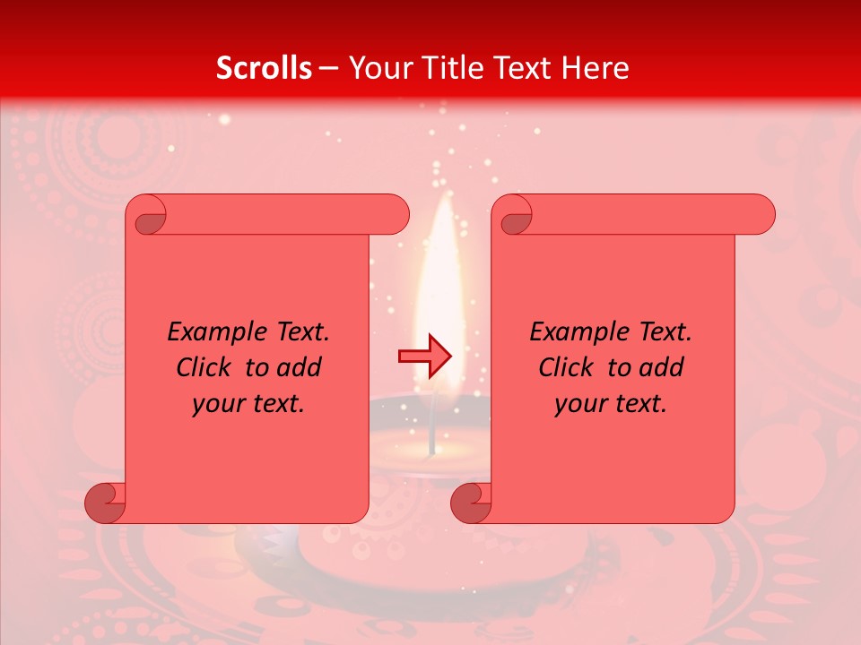 Aum Star Hinduism PowerPoint Template