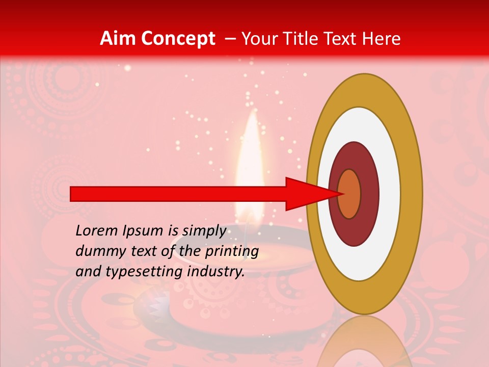 Aum Star Hinduism PowerPoint Template