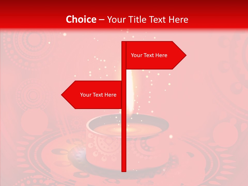 Aum Star Hinduism PowerPoint Template