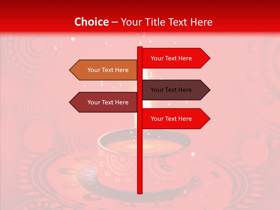 Aum Star Hinduism PowerPoint Template