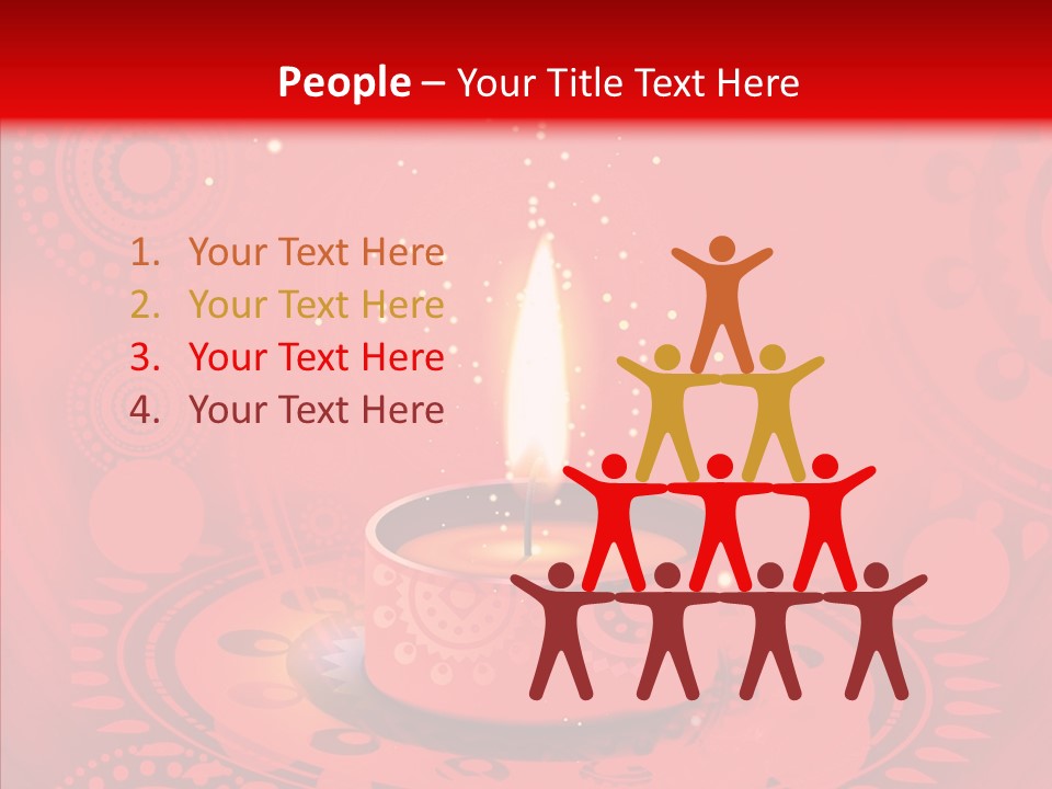 Aum Star Hinduism PowerPoint Template