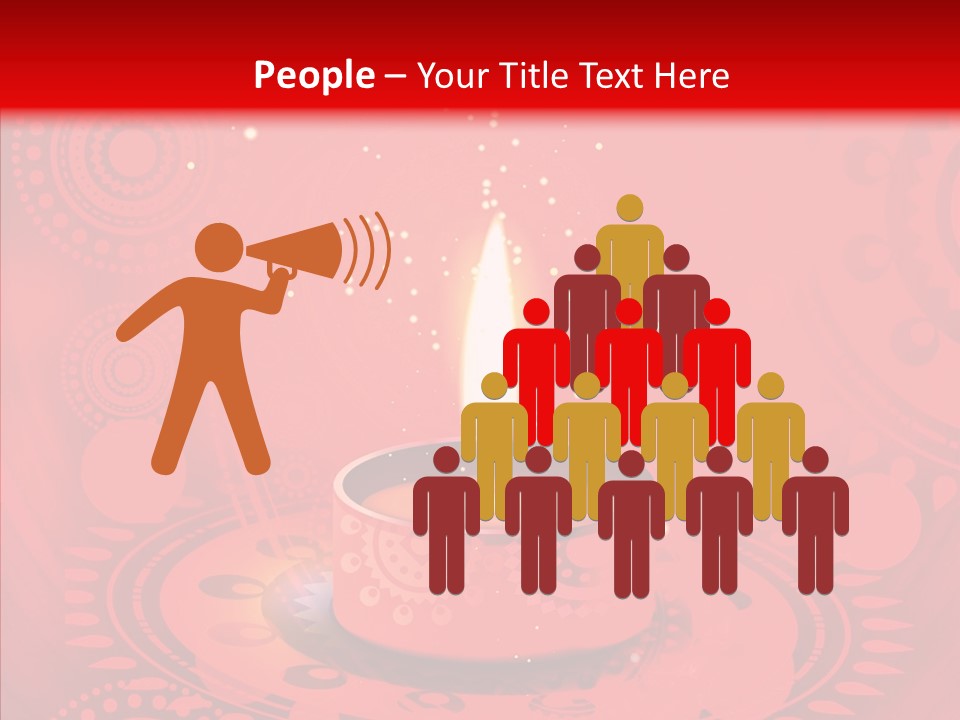 Aum Star Hinduism PowerPoint Template