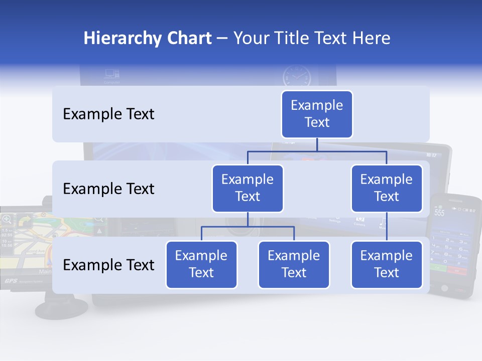 Medium Portable Phone PowerPoint Template