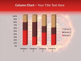 Burning Gamble Fortune PowerPoint Template