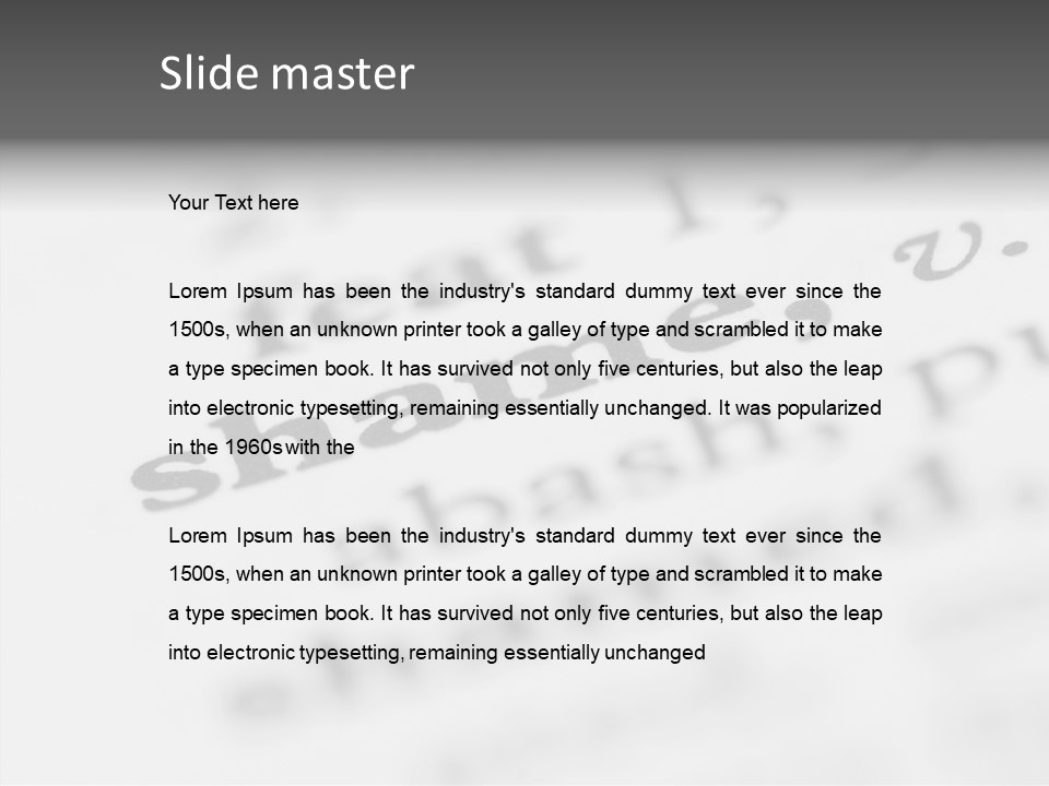 Printing Out Paper Message PowerPoint Template