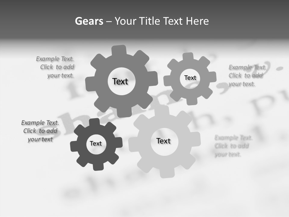Printing Out Paper Message PowerPoint Template