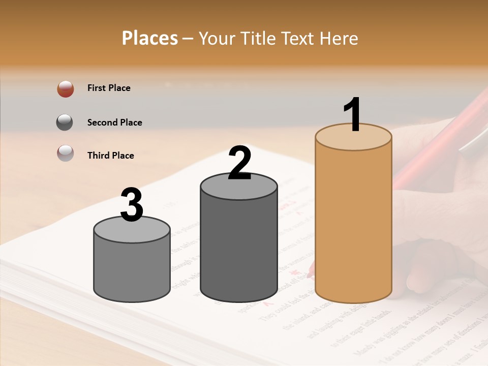 Write Text Work PowerPoint Template