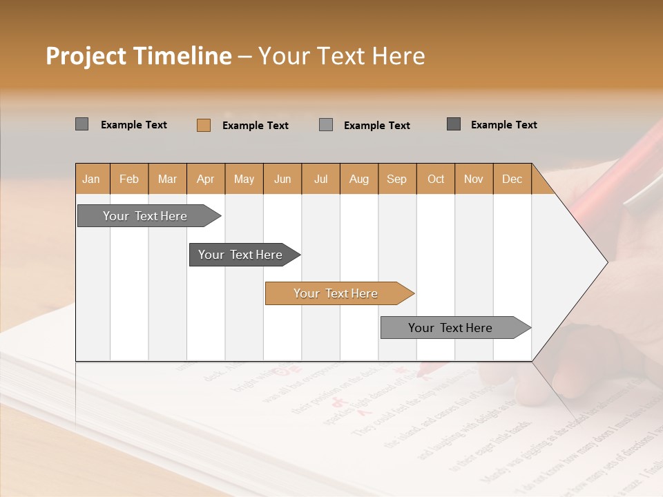 Write Text Work PowerPoint Template