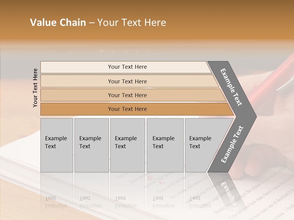 Write Text Work PowerPoint Template