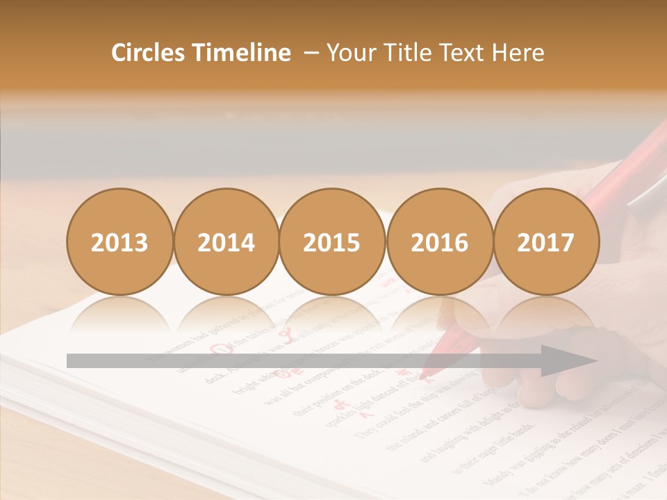 Write Text Work PowerPoint Template
