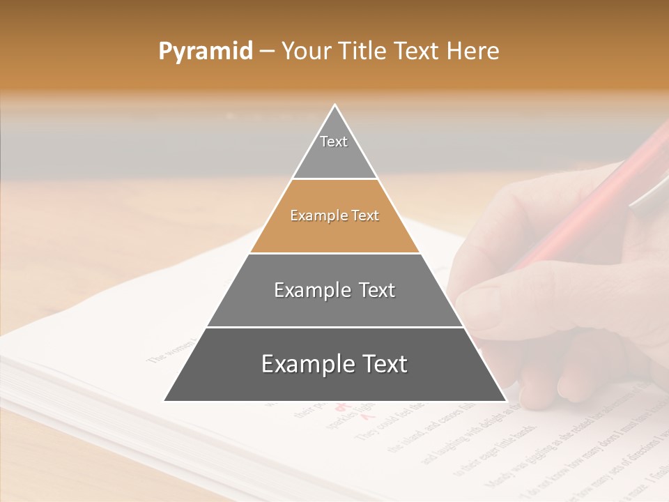 Write Text Work PowerPoint Template