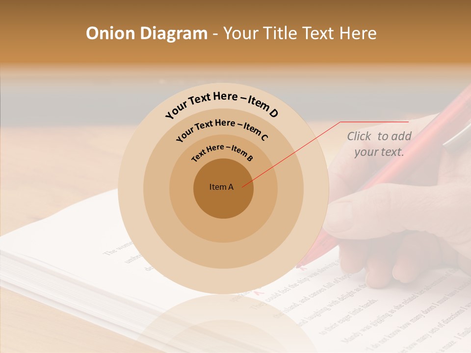 Write Text Work PowerPoint Template