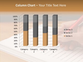 Write Text Work PowerPoint Template