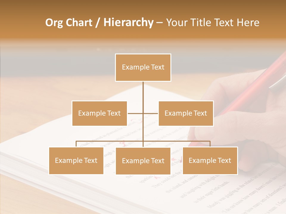 Write Text Work PowerPoint Template