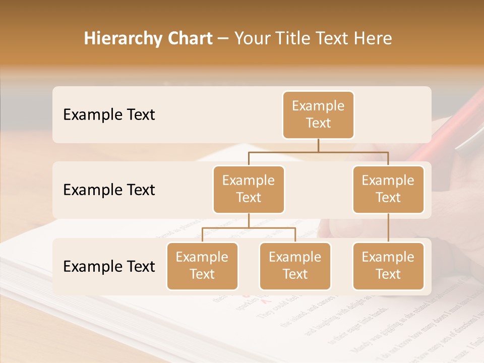 Write Text Work PowerPoint Template