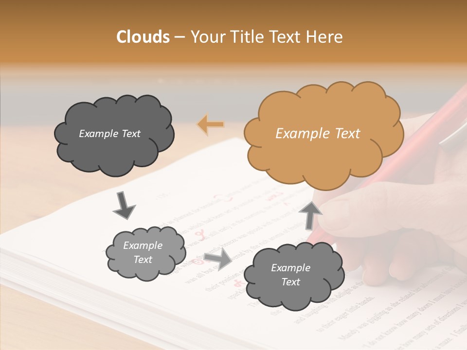 Write Text Work PowerPoint Template