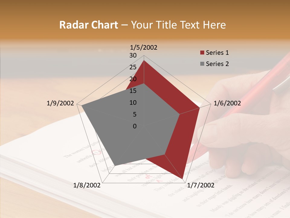 Write Text Work PowerPoint Template