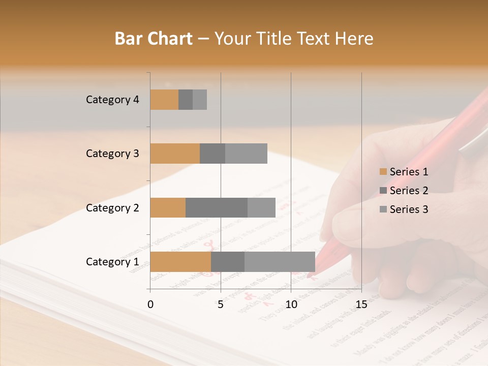 Write Text Work PowerPoint Template