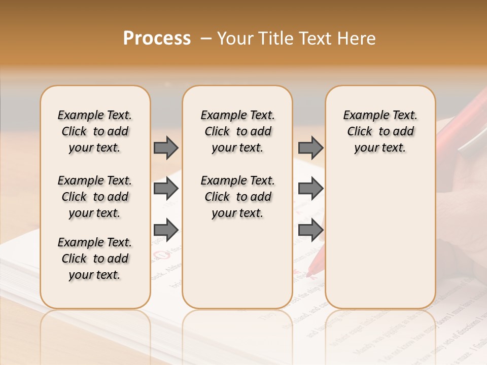 Write Text Work PowerPoint Template