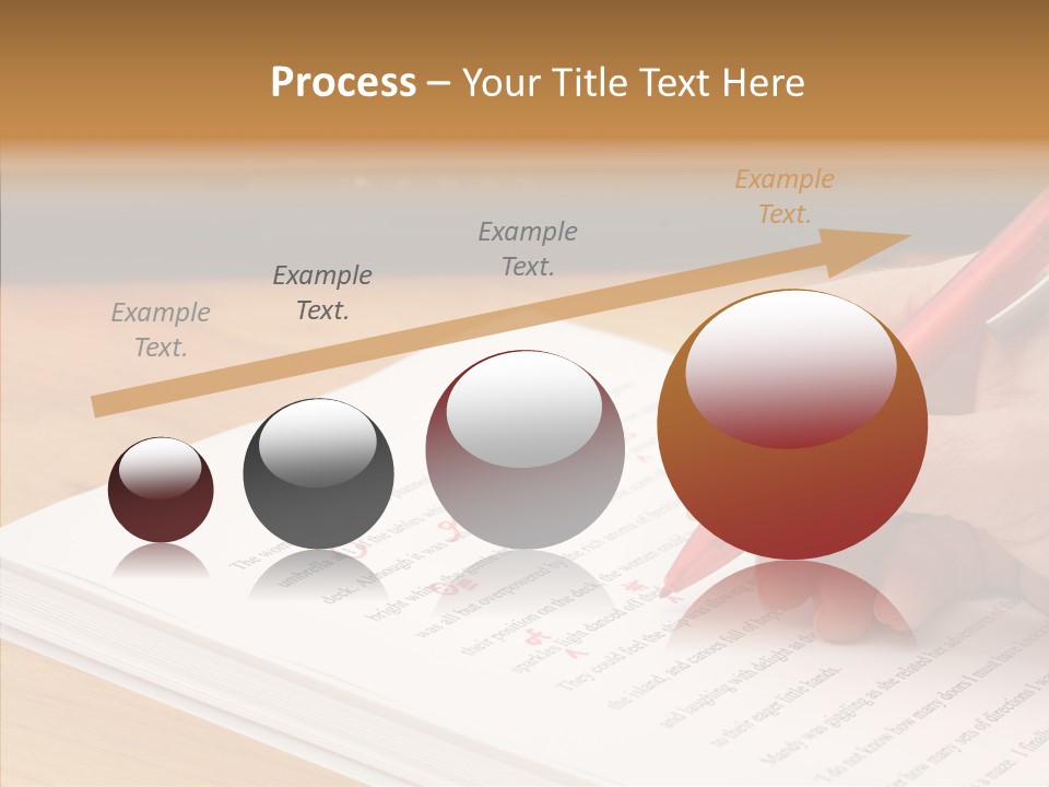 Write Text Work PowerPoint Template